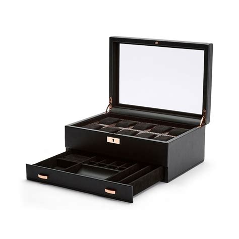 Axis 10pc Watch Box with Drawer 